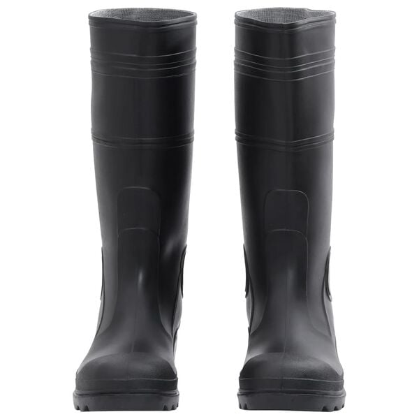 vidaXL Rain Boots Black Size 41 PVC