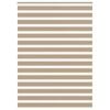 vidaXL Zebra Blind Sand Brown 160x230 cm Fabric Width 155.9 cm Polyester