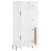 vidaXL Highboard White 69.5x34x180 cm Engineered Wood