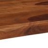 vidaXL Dining Table 120x60x76 cm Solid Wood Acacia