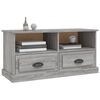 vidaXL TV Cabinet Grey Sonoma 93x35.5x45 cm Engineered Wood