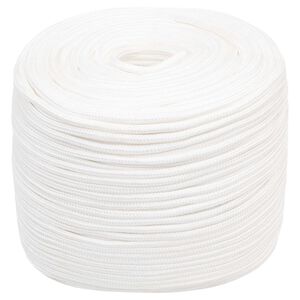 vidaXL Multipurpose Utility Rope 6 mm 250 m White PP 240 kg Max Load