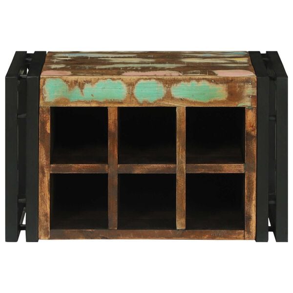 vidaXL Wine Rack 2 pcs 46 x 35 x 27.5 cm Solid Reclaim Wood