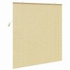 vidaXL Roller Blind with Curtains Manual Nature 140 x 160 cm Bamboo
