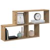 vidaXL Wall Shelf Artisan Oak 100x18x53 cm Engineered Wood