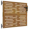 vidaXL Garden Gate 85 x 75 cm Powder-coated steel Black Lockable