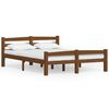 vidaXL Bed Frame without Mattress Honey Brown Solid Pinewood 120x200 cm