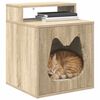vidaXL Cat House Sonoma 42.5 x 40 x 53.5 cm Engineered Wood