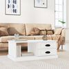 vidaXL Coffee Table White 90x50x35 cm Engineered Wood