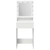 vidaXL Dressing Table White 50 x 41 x 135 cm Engineered Wood