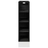 vidaXL Kitchen Base Cabinet with Shelf Black oak 20 x 44.5 x 81.5 cm