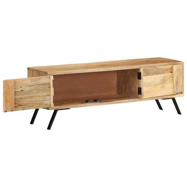 vidaXL TV Cabinet 110x30x40 cm Solid Mango Wood