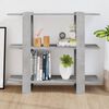 vidaXL Book Cabinet/Room Divider Concrete Grey 100x30x87 cm