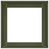 vidaXL Planter Olive Green 40x40x30 cm Steel