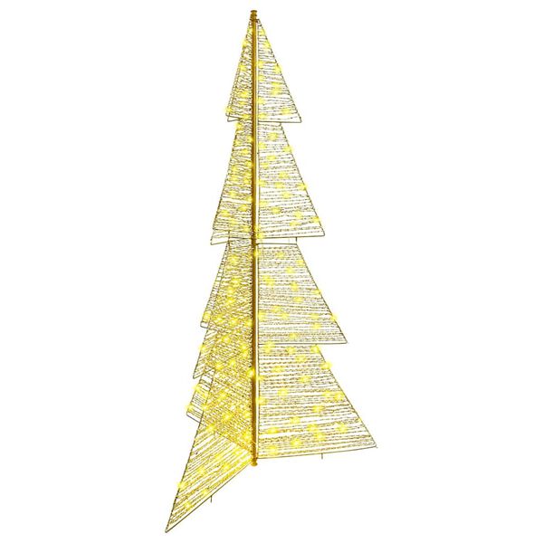 vidaXL Christmas Tree with 240 LEDs Warm White 180 cm PET