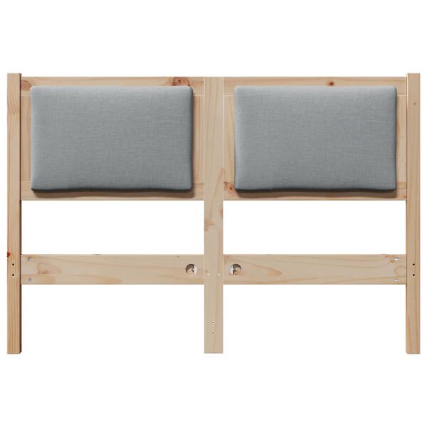 vidaXL Headboard Other Brown 120 cm Solid pine wood