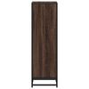 vidaXL Book Cabinet Brown Oak 33.5x33x107.5 cm Engineered Wood