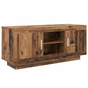 vidaXL TV Cabinet Old Wood 102 x 35 x 45 cm Engineered Wood