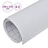 vidaXL Car Films 2 pcs 3D White 100x150 cm