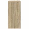 vidaXL Sideboard Sonoma oak 38 x 34.5 x 75 cm Engineered wood