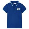 vidaXL Kids' Polo Shirt Dark Blue 140