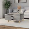 vidaXL Coffee Table Grey Sonoma 55x55x36.5 cm Engineered Wood