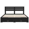 vidaXL Bed Frame with Drawer with Headboard Manual Engineered Wood