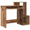vidaXL Desk with Shelf Old wood 106 x 40 x 88.5 cm Engineered Wood