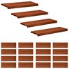 vidaXL Stair Treads 20 pcs 70 x 30 x 2 cm Brown Solid Beech Wood