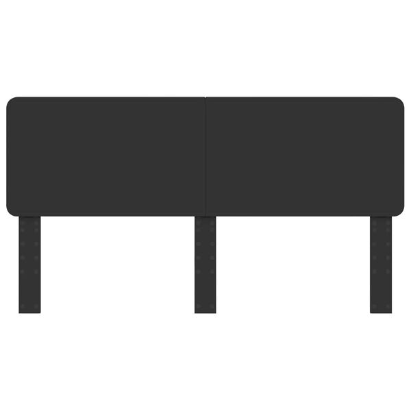 vidaXL Headboard Black Oak 200 cm Engineered wood