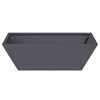 vidaXL Garden Planter Anthracite 50 x 50 x 15 cm Cold-rolled Steel