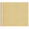 vidaXL Balcony Screen Sand 90x700 cm 100% Polyester Oxford