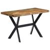 vidaXL Dining Table 120x60x75 cm Solid Reclaimed Wood