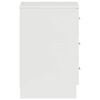 vidaXL Bedside Cabinets 2 pcs High Gloss White 38x35x56 cm Engineered Wood