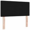 vidaXL Headboard with Headboard Black 100 cm Faux Leather