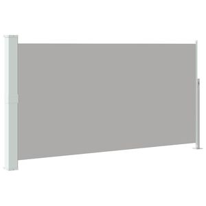 vidaXL Patio Retractable Side Awning 170x300 cm Grey