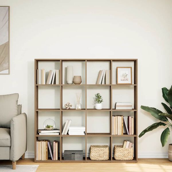 vidaXL Book Cabinet Artisian Oak 102x29x143 cm Engineered Wood