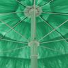 vidaXL Hawaii Beach Parasol Green 300 cm