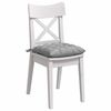 vidaXL Seat Cushions 2 pcs Cloud Grey 40 x 40 x 6 cm Fabric