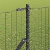 vidaXL Fence Posts Manual 13 pcs Grey Ø32mm 200 cm Galvanised steel