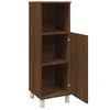 vidaXL Bathroom Cabinet Brown Oak 30x30x95 cm Engineered Wood