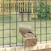 vidaXL Rabbit Feeder Silver 12.5 x 26 x 28.5 cm Galvanised Steel