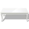 vidaXL Coffee Table 115x65x42 cm High Gloss White