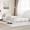 vidaXL Floor Bed Frame White 80 x 200 cm Engineered Wood