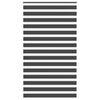 vidaXL Zebra Blind Black 130x200 cm Fabric Width 125.9 cm Polyester