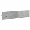 vidaXL Wall-Mounted Coat Rack Concrete Grey 80 x 10.5 x 18 cm