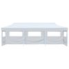 vidaXL Folding Pop-up Party Tent with 5 Sidewalls 3x9 m White