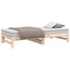 vidaXL Pull-out Day Bed without Mattress 2x(90x190) cm Solid Wood Pine
