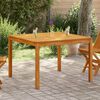 vidaXL Garden Dining Table 110x110x75 cm Solid Wood Acacia
