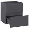 vidaXL Bathroom Furniture Set Grey Engineered Wood